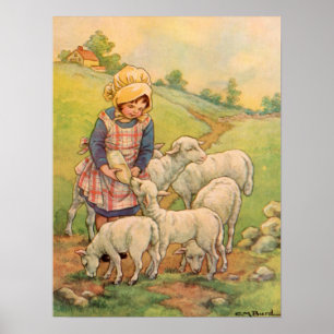 Early Farm Scenes Poster