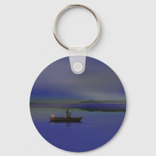 Early Fishing Key Ring