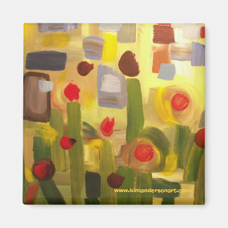 Early Garden Magnet www.kimandersonart.com