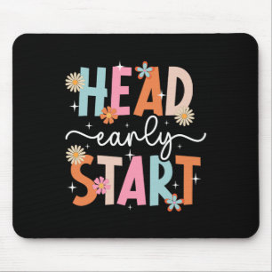 Early Head Start Student First Day Of Head Start T Mouse Mat