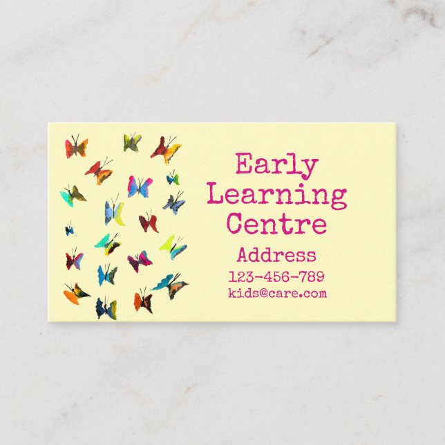 Early Learning Centre butterfly Business Card (Front)