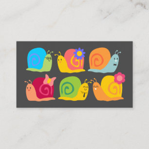 Early Learning Centre Daycare business snails Business Card