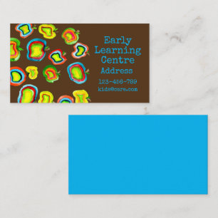 Early Learning Daycare fruit Business Card