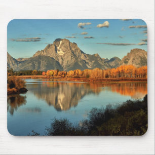 Early Light In Wyoming at Oxbow Bend Mouse Mat