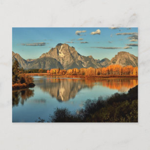 Early Light In Wyoming at Oxbow Bend Postcard