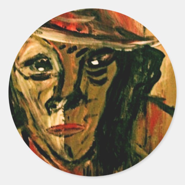 EARLY MAN II CLASSIC ROUND STICKER (Front)