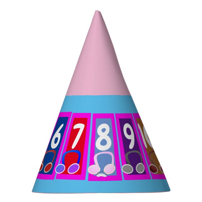 Early Maths Numbers 1 to 10 Party Hat (Right)