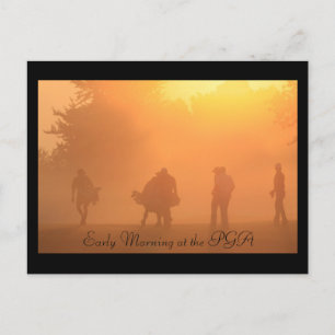 Early Morning at the PGA Postcard