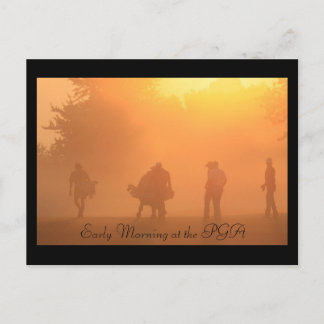 Early Morning at the PGA  Postcard