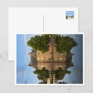 Early Morning, Cannenburg Castle, Netherlands Postcard