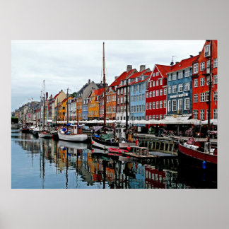 Early Morning in Copenhagen Poster