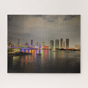 Early Morning in the Port of Miami, Florida Jigsaw Jigsaw Puzzle