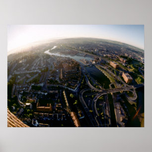 Early Morning Over Bristol. Poster
