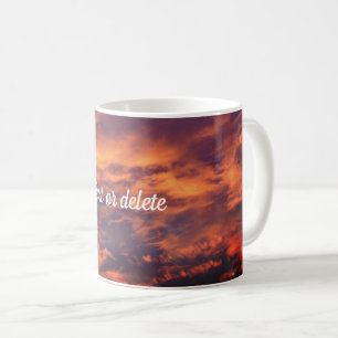 Early Morning Sky Nature Personalised Coffee Mug