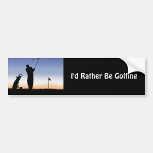 Early Morning Tee Time Bumper Sticker