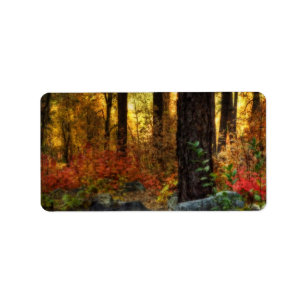 Early Morning Walk Label