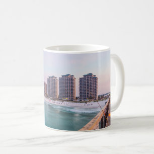 Early Navarre Beach Florida Fishing Coffee Mug