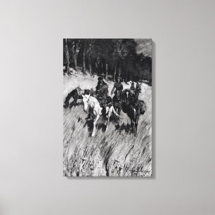 Early Pioneers on the Blue Ridge Canvas Print