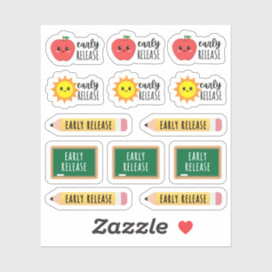 Early Release School Teacher Student Calendar 