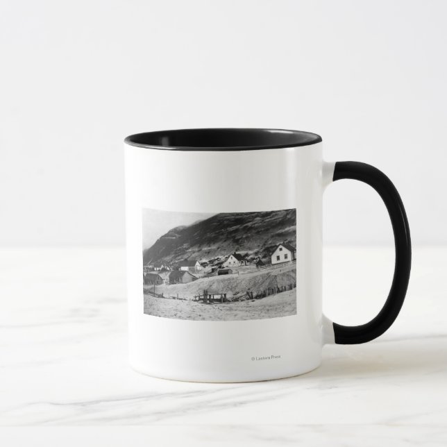 Early Scene of Kodiak, Alaska Photograph Mug (Right)