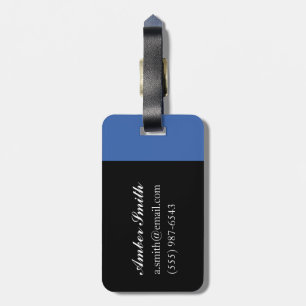 Early snow Darley Park Derby Luggage Tag