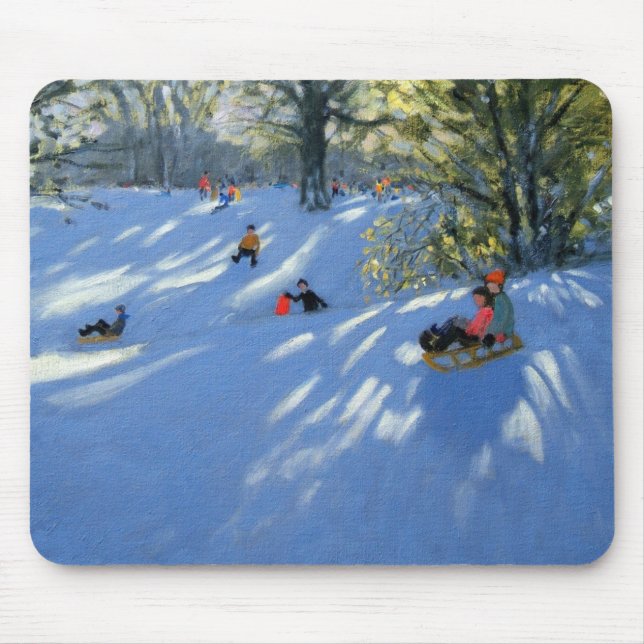 Early snow Darley Park Derby Mouse Mat (Front)
