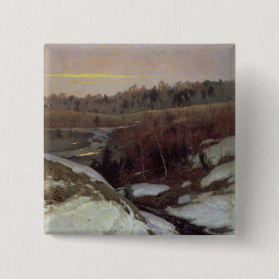 Early Spring, 1905 15 Cm Square Badge