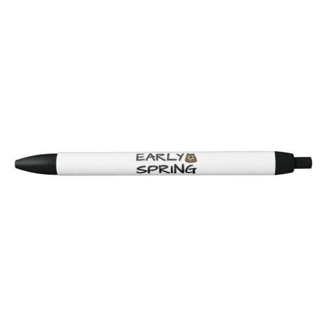 Early Spring Black Ink Pen (Front)