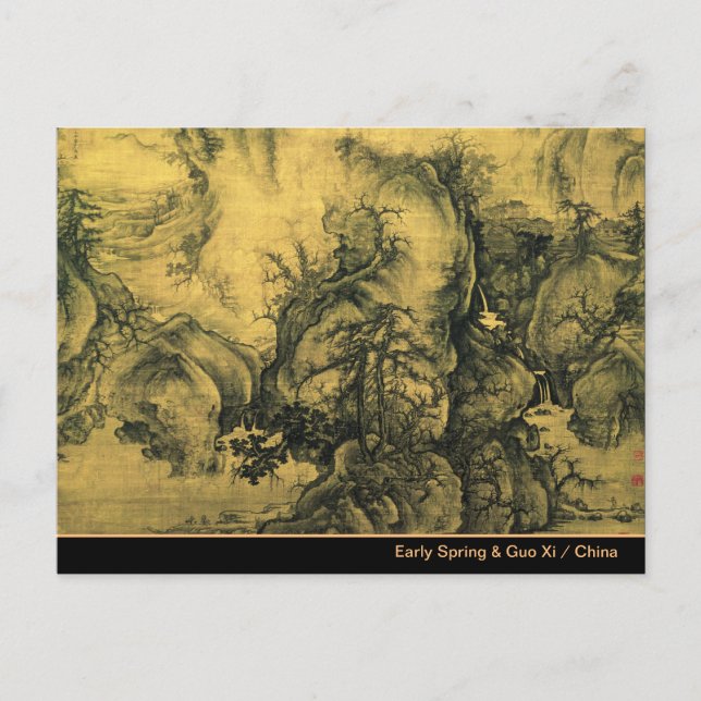 Early Spring & Guo Xi - Chinese Art/imperial China Postcard (Front)