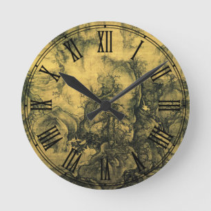 Early Spring & Guo Xi, Chinese Art /imperial China Round Clock