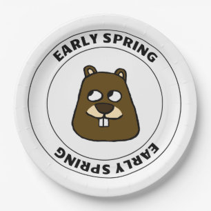 Early Spring Paper Plate