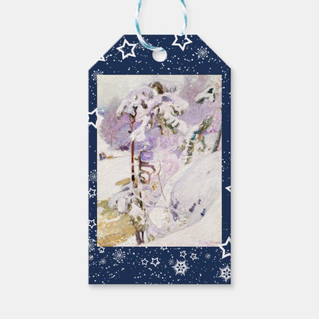 Early spring, Pekka Halonen  Gift Tags (Front)