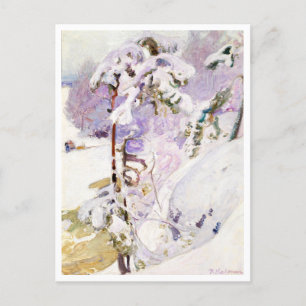 Early spring, Pekka Halonen  Postcard