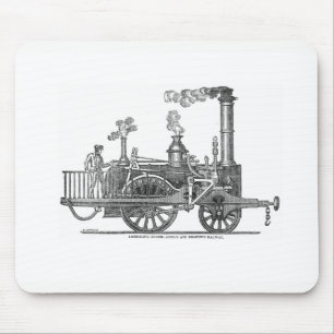 Early Steam Locomotive Mouse Mat