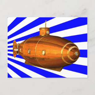 early submarine postcard