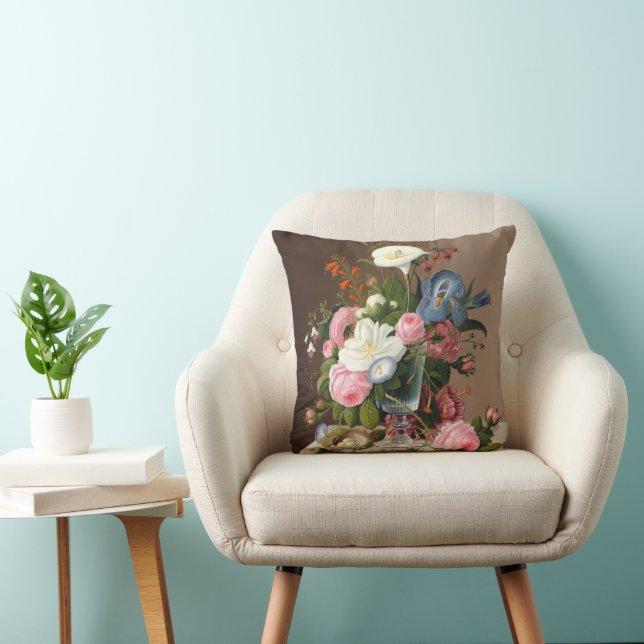 Early Summer Flowers , Severin Roesen  Cushion (Chair)