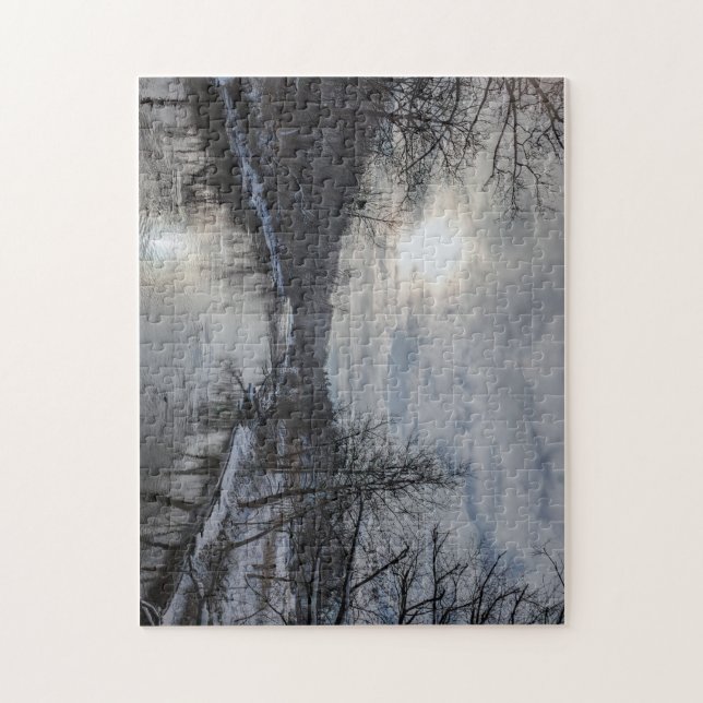 Early Sun in Winter Jigsaw Puzzle (Vertical)