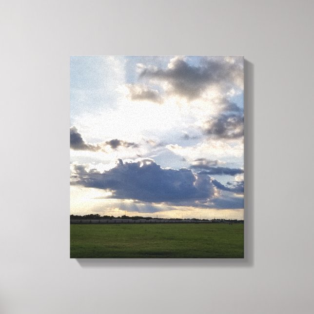 Early Sunset Canvas Print (Front)