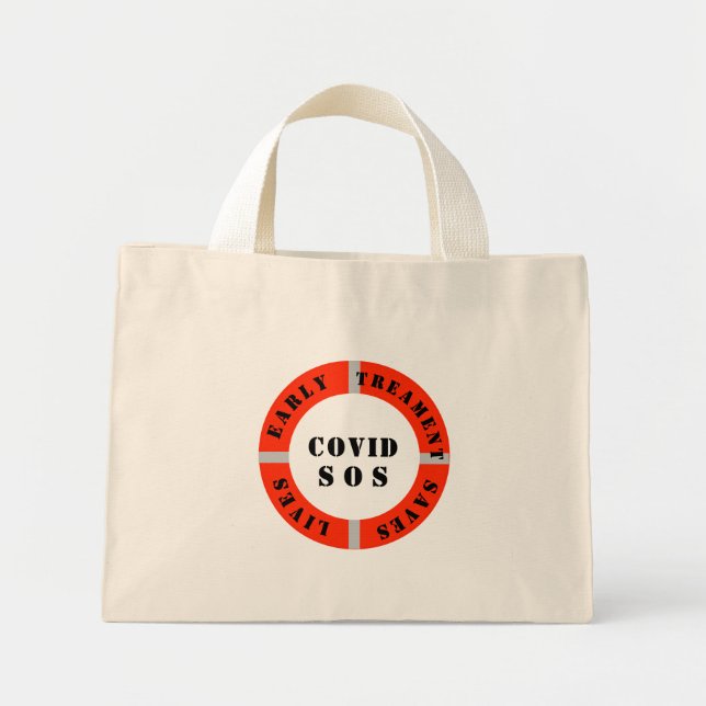 Early Treatment Saves Lives  Mini Tote Bag (Front)