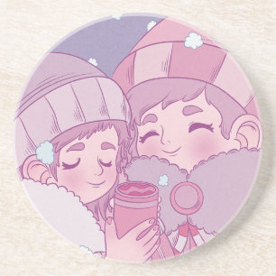 Early Winter Snowfall Coaster