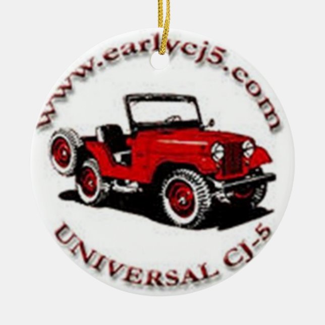 earlycj5.com ornament (Front)