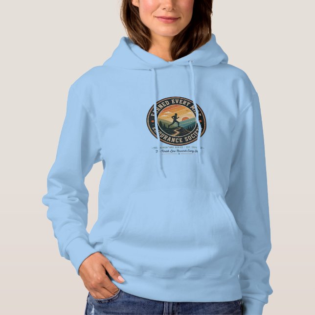 Earn Every Mile Endurance Trail Runner Retro Tee (Front)