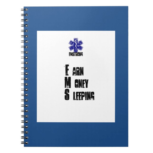 Earn Money Sleeping Notebook (Front)