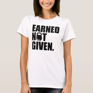 Earned not given workout tank