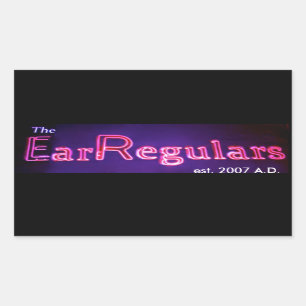 EarRegulars rectangular sticker