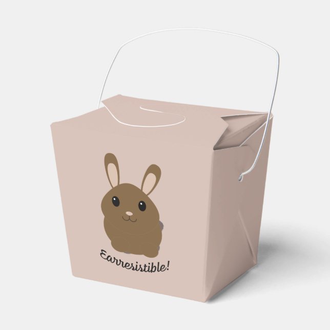 Earresistible Bunny Favour Box (Front Side)