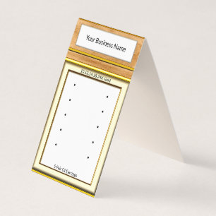Earring Board Display   Personalised Business Card
