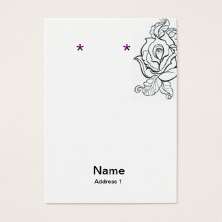 Earring Card Blank/ tattoo and leapord