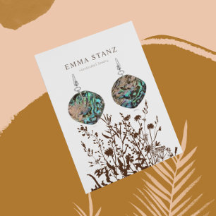 Earring Display Card • Earthy Floral Social Media