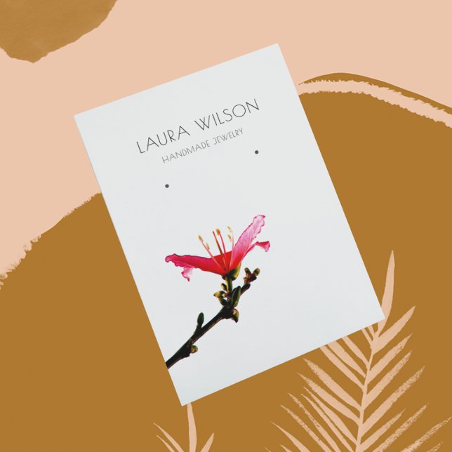 ©Earring Display Card • Floral Simplicity (Creator Uploaded)
